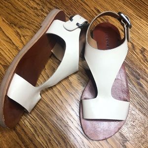 Lucky Brand Ivory Sandals Sz 6